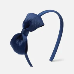Jacadi Haar-Accessoires|Accessoires>- Haarreif mit Schleife aus Ripsband MARINEBLAU JACADI