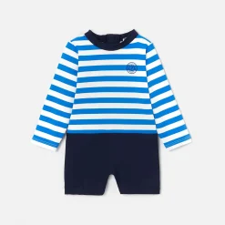 Jacadi Weitere Accessoires|Bademode>Anti-UV-Badeoverall für Jungen WEISS/BLAU