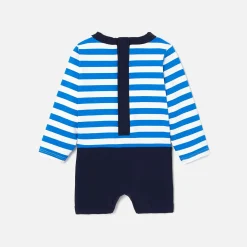 Jacadi Weitere Accessoires|Bademode>Anti-UV-Badeoverall für Jungen WEISS/BLAU