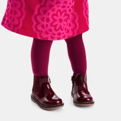 Jacadi Stiefeletten|Schuhe>Baby-Chelsea-Boots aus Lackleder für Mädchen BORDEAUX