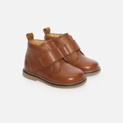 Jacadi Boots>Baby-Halbstiefel für Jungen aus Glattleder NATÜRLICH