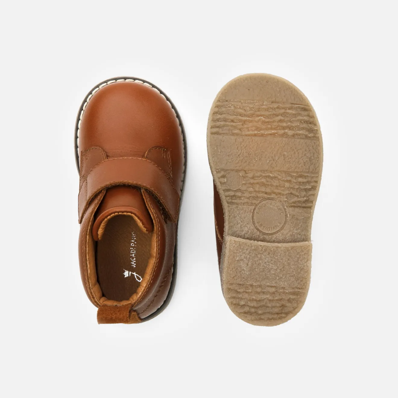 Jacadi Boots>Baby-Halbstiefel für Jungen aus Glattleder NATÜRLICH