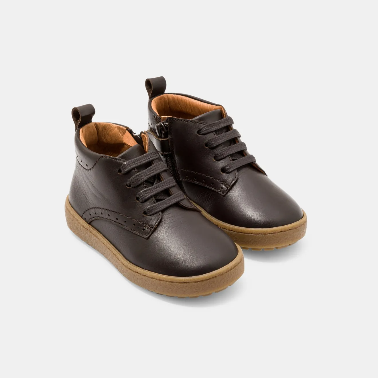 Jacadi Boots>Baby-Halbstiefel für Jungen aus Leder BRAUN