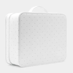 Jacadi Wickeltaschen & Kulturbeutel|Wickeltaschen & Kulturbeutel>Babykoffer aus Baumwolle WEICHES JACADI WEISS