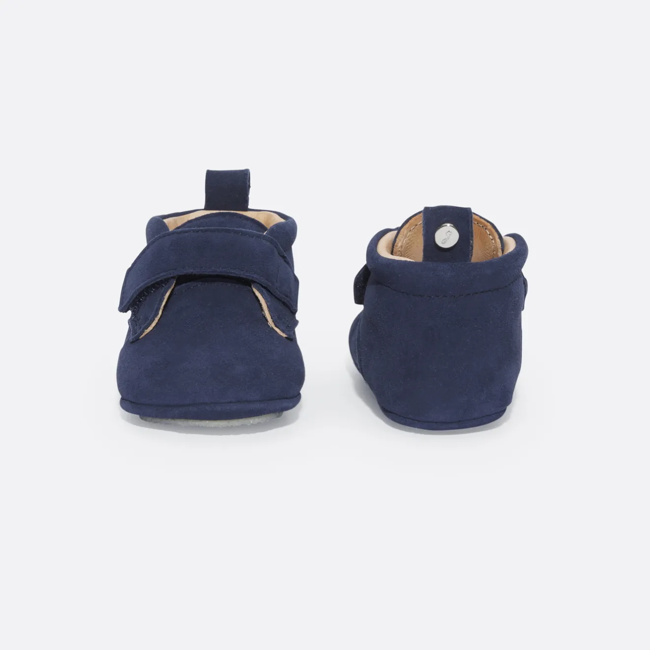 Jacadi Hausschuhe|Lederschühchen>Baby-Krabbelschuhe aus Leder für Jungen BLAU