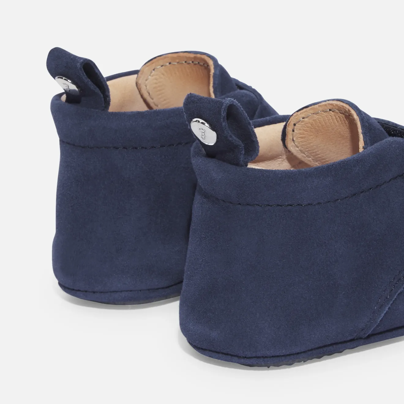 Jacadi Hausschuhe|Lederschühchen>Baby-Krabbelschuhe aus Leder für Jungen BLAU