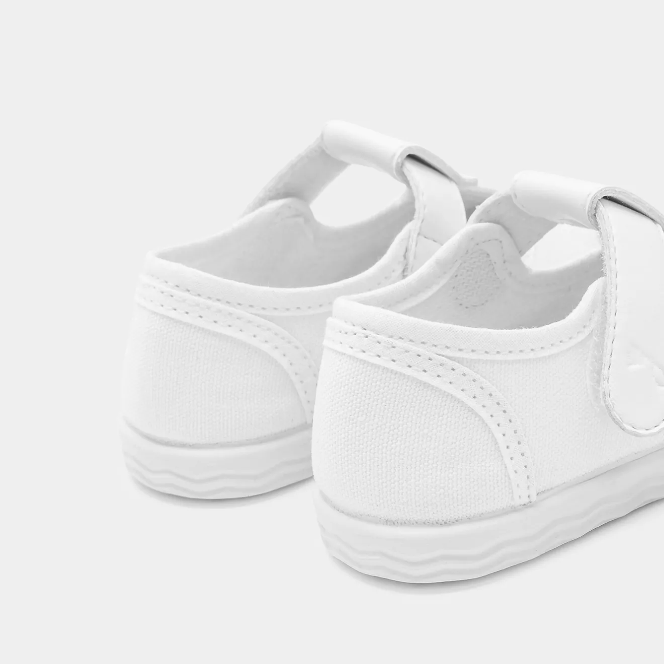 Jacadi Sandalen|Stoffschuhe>Baby-Sandalen aus Stoff für Mädchen JACADI WEISS