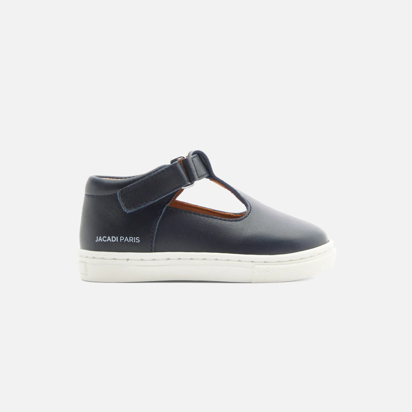 Jacadi Sandalen|Halbschuhe & Mokassins>Baby-T-Riemchenschuhe aus Glattleder für Jungen MARINEBLAU JACADI