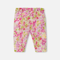 Jacadi Hosen & Shorts>Bequeme Hose aus Liberty-Stoff für Baby Mädchen ROSA/MEHRFARBIG