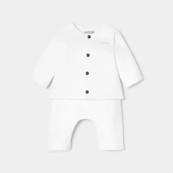 Jacadi Spieler, Latzhosen, Ensembles>Bequemes Ensemble für Babys JACADI WEISS