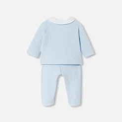 Jacadi Spieler, Latzhosen, Ensembles>Bequemes Ensemble für Baby Jungen HELLBLAU