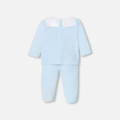Jacadi Spieler, Latzhosen, Ensembles>Bequemes Ensemble für Baby Jungen HELLBLAU