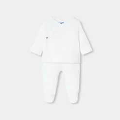 Jacadi Spieler, Latzhosen, Ensembles>Bequemes Ensemble für Babys aus Samt JACADI WEISS