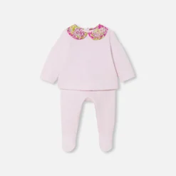 Jacadi Spieler, Latzhosen, Ensembles>Bequemes Ensemble für Baby Mädchen ROSA BLASS JACADI