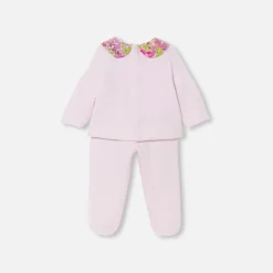 Jacadi Spieler, Latzhosen, Ensembles>Bequemes Ensemble für Baby Mädchen ROSA BLASS JACADI