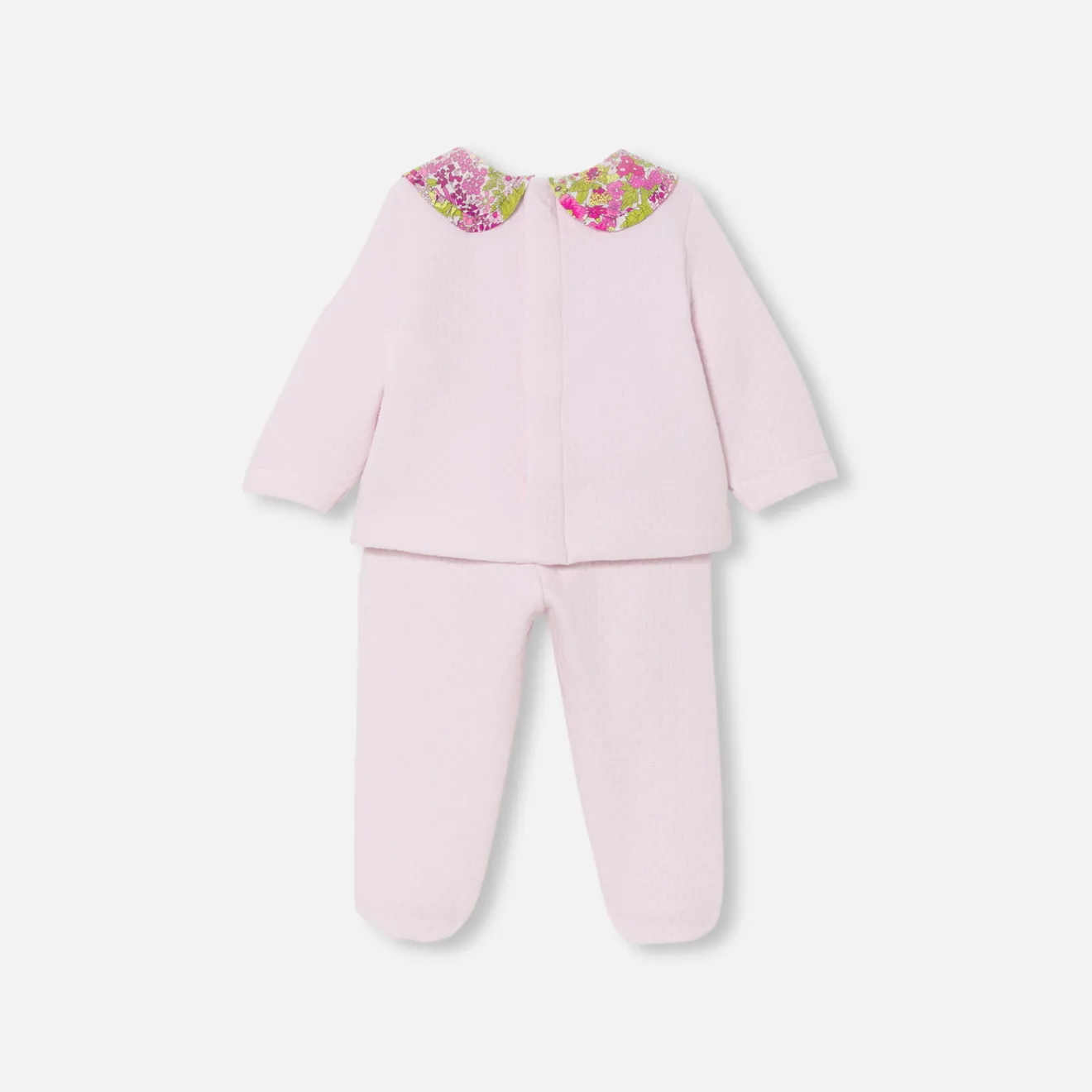 Jacadi Spieler, Latzhosen, Ensembles>Bequemes Ensemble für Baby Mädchen ROSA BLASS JACADI