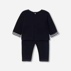 Jacadi Spieler, Latzhosen, Ensembles>Bequemes Ensemble für Babys MARINEBLAU/ECRU
