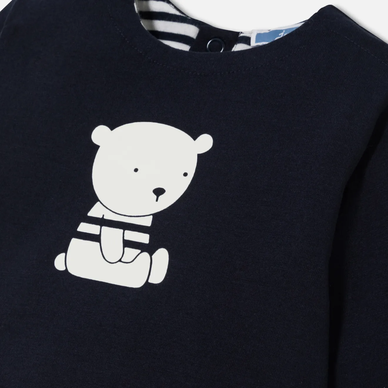 Jacadi Spieler, Latzhosen, Ensembles>Bequemes Ensemble für Babys MARINEBLAU/ECRU