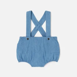 Jacadi Spieler, Latzhosen, Ensembles>Bloomer aus Jeansstoff für Jungen JEANSDUNKELBLAU