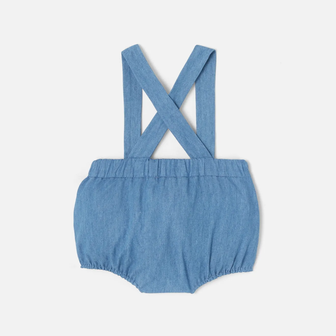 Jacadi Spieler, Latzhosen, Ensembles>Bloomer aus Jeansstoff für Jungen JEANSDUNKELBLAU