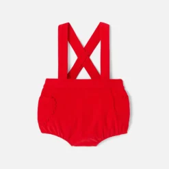 Jacadi Spieler, Latzhosen, Ensembles>Bloomer aus leichtem Samt für Mädchen ROT JACADI