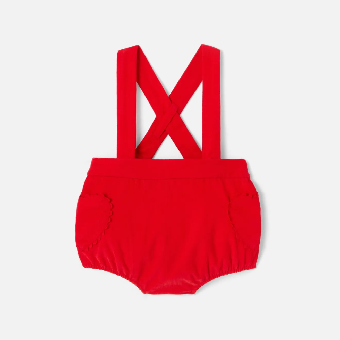 Jacadi Spieler, Latzhosen, Ensembles>Bloomer aus leichtem Samt für Mädchen ROT JACADI