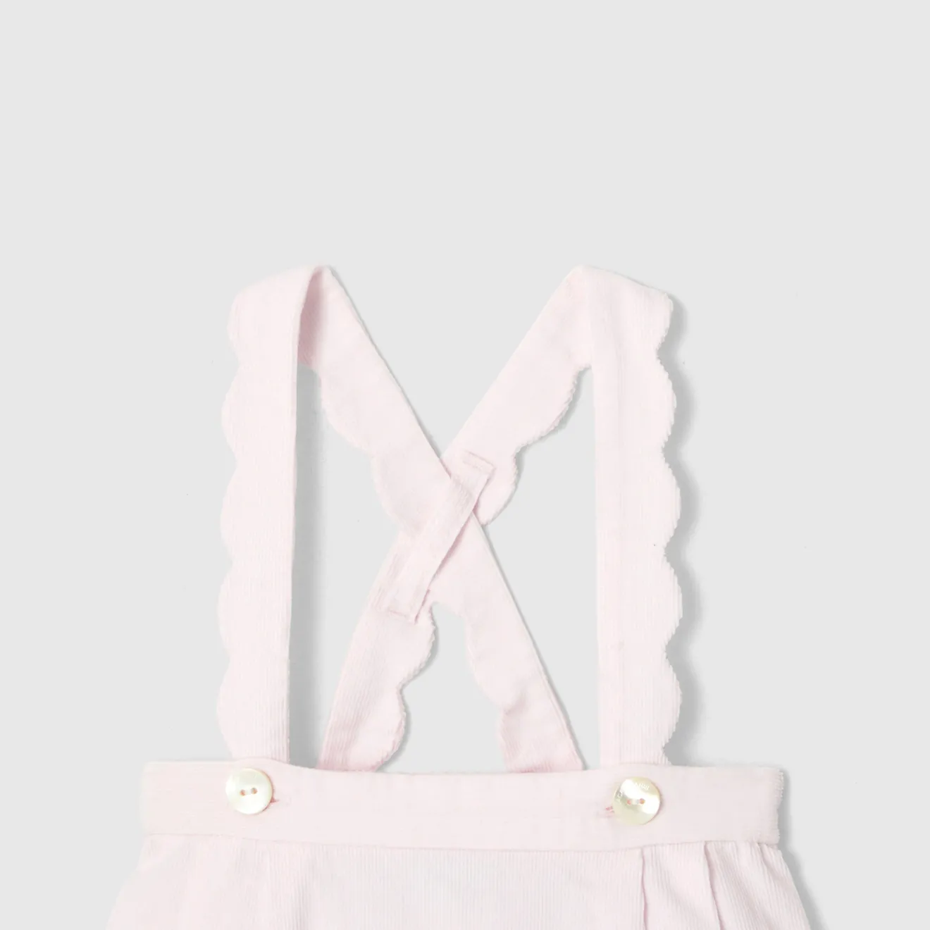 Jacadi Spieler, Latzhosen, Ensembles>Bloomer aus Samt für Mädchen ROSA BLASS JACADI