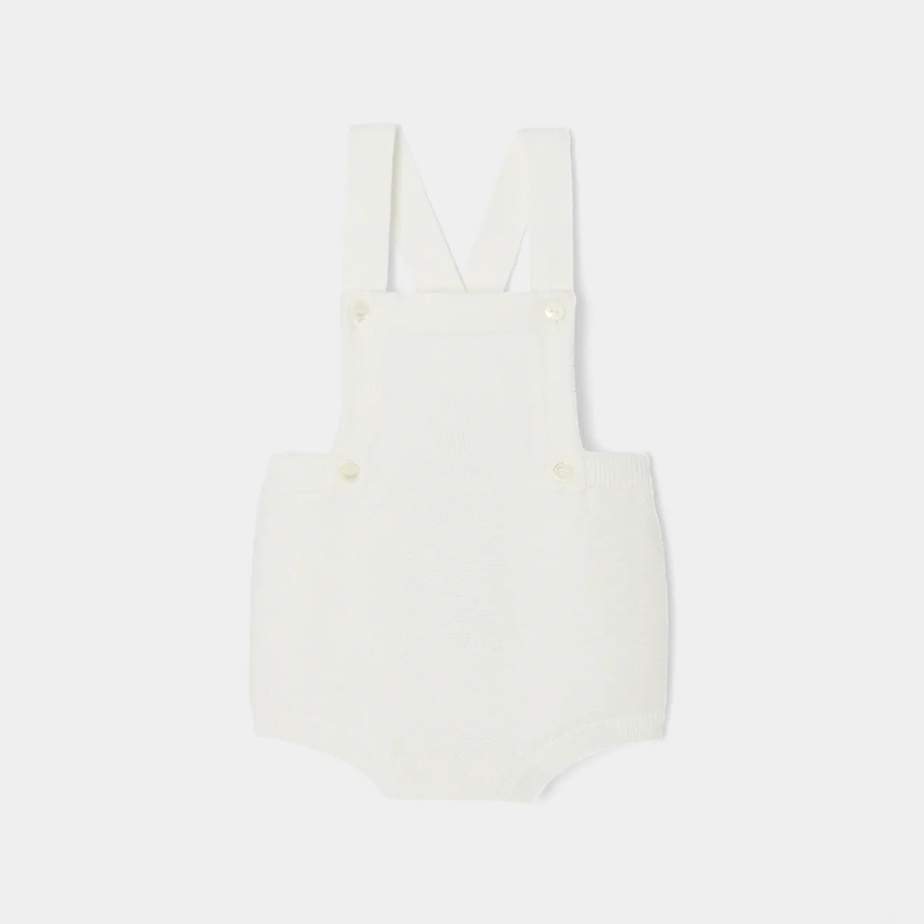 Jacadi Spieler, Latzhosen, Ensembles>Bloomer aus Strick für Jungen WEICHES JACADI WEISS