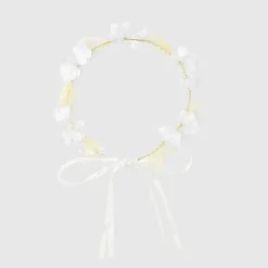 Jacadi Haar-Accessoires|Accessoires>Blumenkranz für Mädchen JACADI WEISS