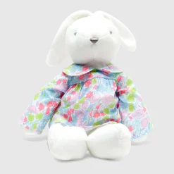 Jacadi Babyspielzeug, Plüschtiere & Schnuffeltücher|Kuscheltiere & Schnuffeltücher>Bluse fürs Häschen-Plüschtier, großes Modell WEISS/MEHRFARBIG