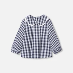 Jacadi Blusen>Bluse mit Vichy-Karos Kleinkind Mädchen BLAU/WEISS