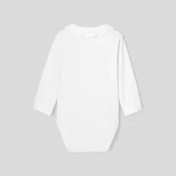 Jacadi Bodies>Body für Mädchen mit Feston-Kragen JACADI WEISS