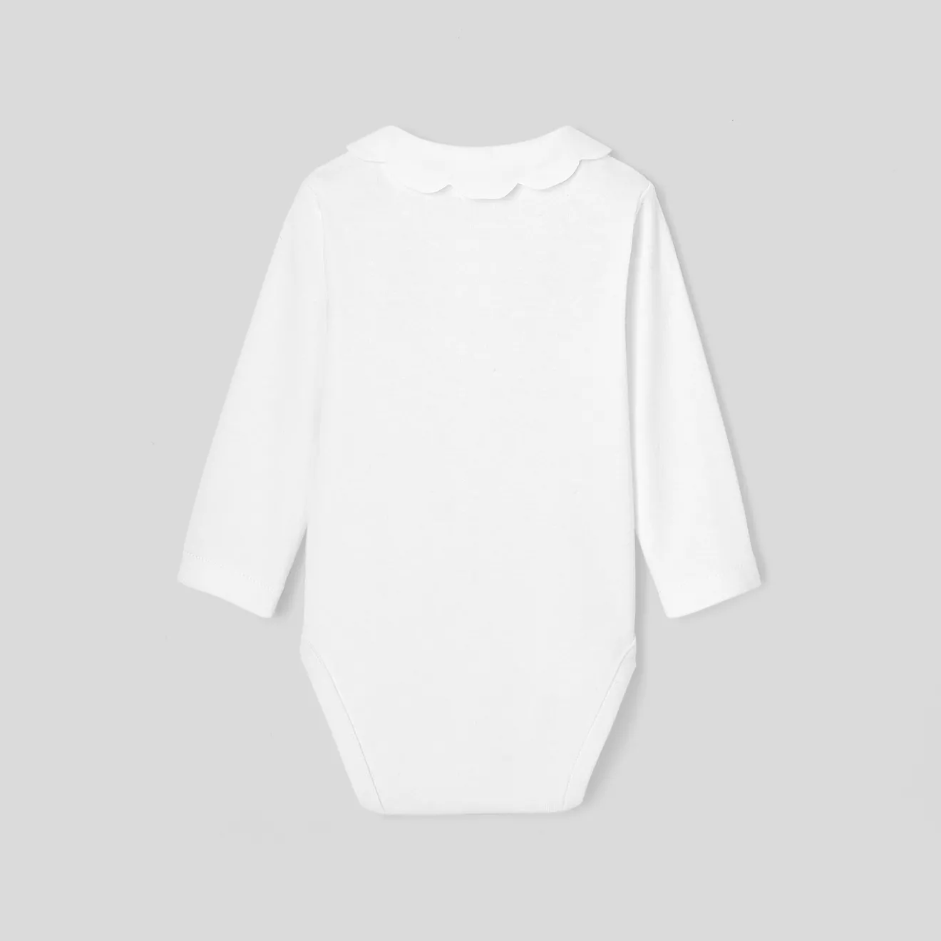 Jacadi Bodies>Body für Mädchen mit Feston-Kragen JACADI WEISS