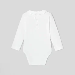 Jacadi Bodies>Body mit Feston-Kragen für Mädchen JACADI WEISS