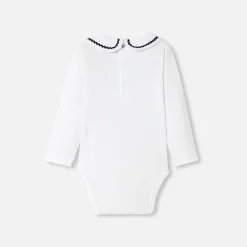 Jacadi Bodies>Body mit gemustertem Kragen Kleinkind Mädchen JACADI WEISS