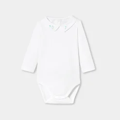 Jacadi Bodies>Body mit langen Ärmeln für Baby Jungen JACADI WEISS