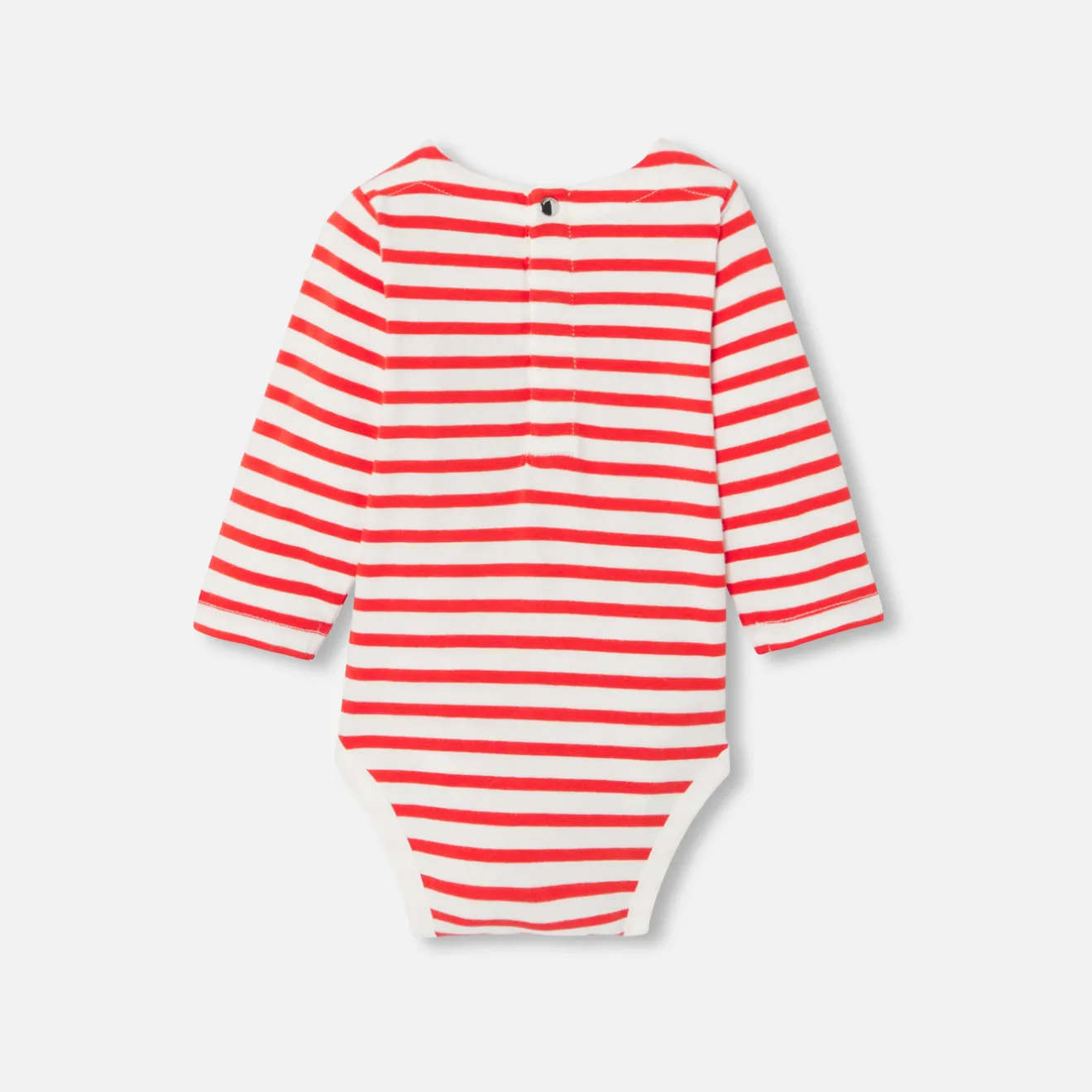 Jacadi Bodies>Body mit langen Ärmeln für Baby WEISS/ROT