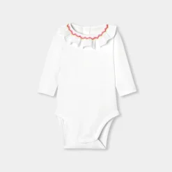 Jacadi Bodies>Body mit langen Ärmeln für Baby Mädchen JACADI WEISS