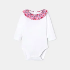 Jacadi Bodies>Body mit langen Ärmeln für Baby Mädchen JACADI WEISS