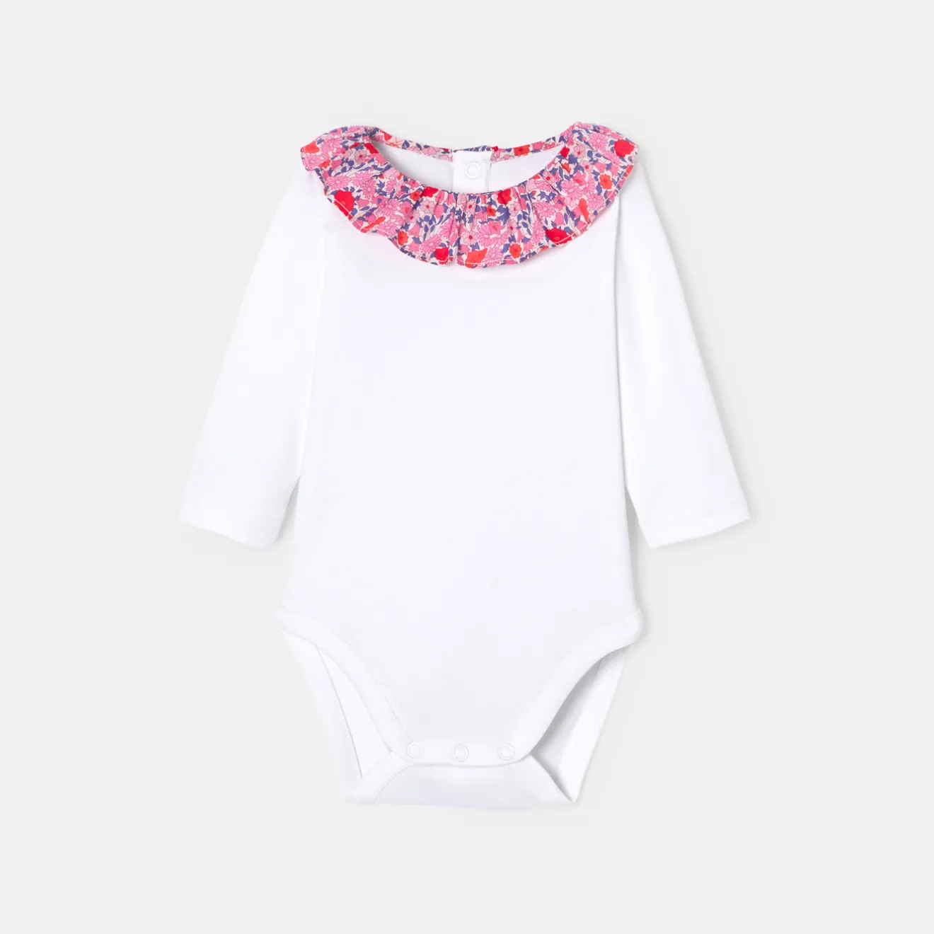 Jacadi Bodies>Body mit langen Ärmeln für Baby Mädchen JACADI WEISS