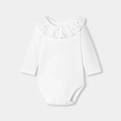 Jacadi Bodies>Body mit langen Ärmeln für Baby Mädchen JACADI WEISS