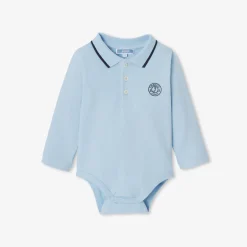 Jacadi Bodies>Body mit Polokragen für Jungen JACADI HELLBLAU