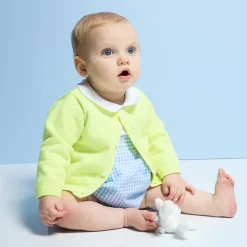 Jacadi Pullover & Cardigans>Cardigan aus Jersey für Babys NEON GELB