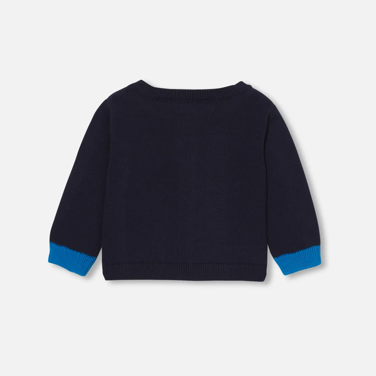 Jacadi Pullover & Cardigans>Cardigan aus Jersey für Baby Jungen MARINEBLAU/MEHRFARBIG