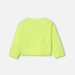 Jacadi Pullover & Cardigans>Cardigan aus Jersey für Baby Mädchen NEON GELB