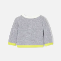 Jacadi Pullover & Cardigans>Cardigan für Jungen GRAU MELIERT HELL JACADI