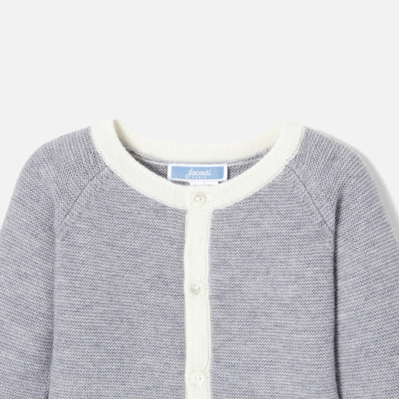 Jacadi Pullover & Cardigans>Cardigan für Jungen GRAU MELIERT HELL JACADI