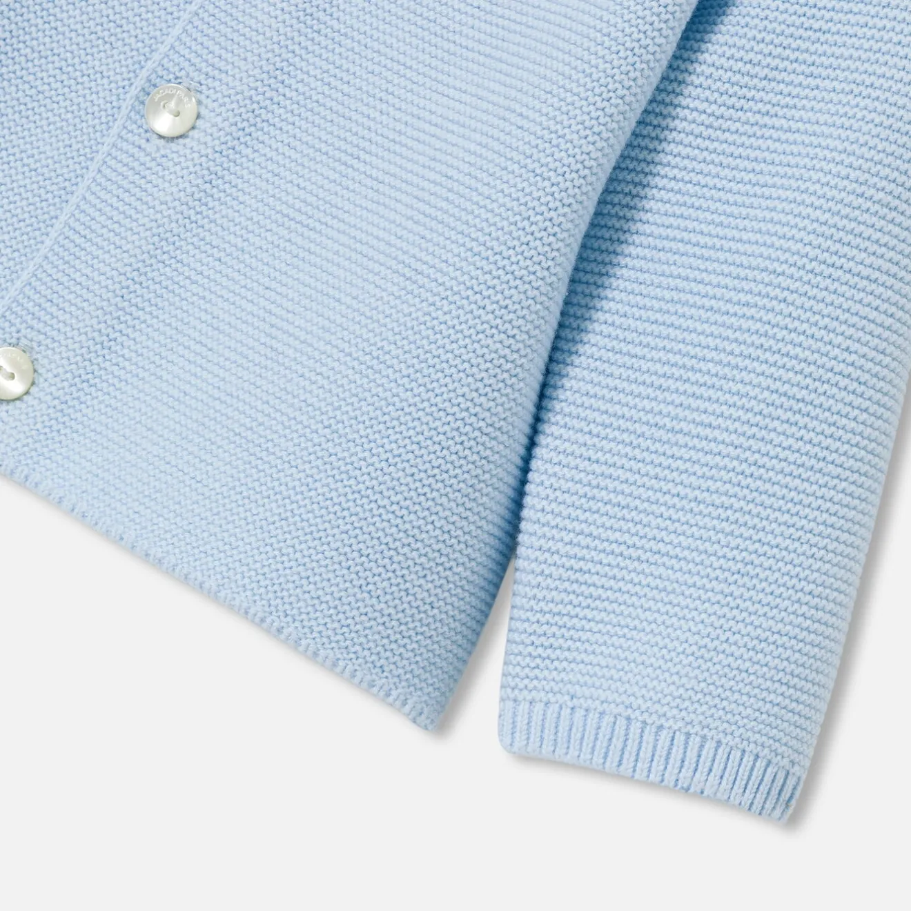 Jacadi Pullover & Cardigans>Cardigan im Krausstrick für Babys HELLBLAU