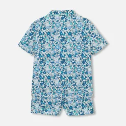 Jacadi Schlafanzüge & Nachthemden>Damen-Kurzer Pyjama aus Liberty-Stoff BLAU/MEHRFARBIG