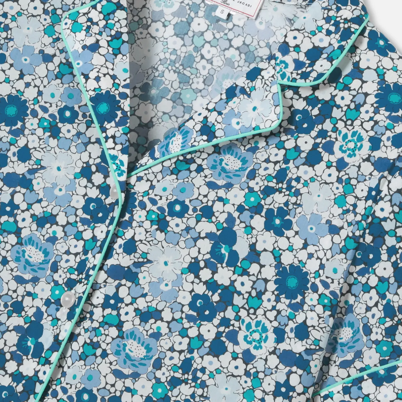 Jacadi Schlafanzüge & Nachthemden>Damen-Kurzer Pyjama aus Liberty-Stoff BLAU/MEHRFARBIG